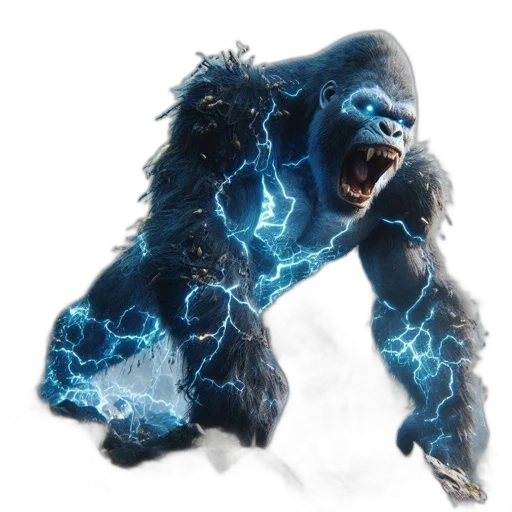 creature, animal, concept art, 3d render transparent PNG cut-out