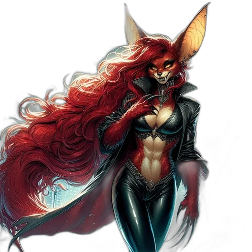 comic book art, concept art, fantasy art, watercolor transparent PNG cut-out