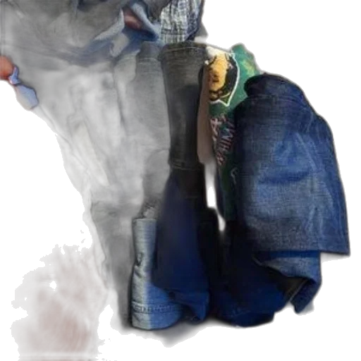 jacket, mask, staff, jewelry transparent PNG cut-out