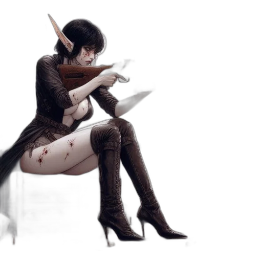 weapon, sword, staff, concept art transparent PNG cut-out