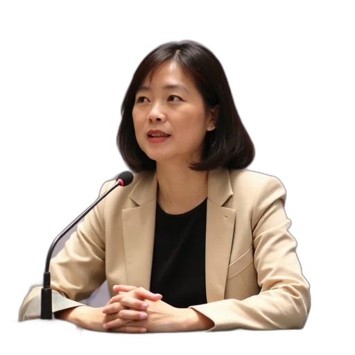 staff, woman, seated, table transparent PNG cut-out