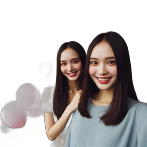 hair, robot, creature, face transparent PNG cut-out