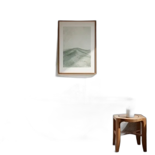 furniture, hair, photorealistic, 3d render transparent PNG cut-out