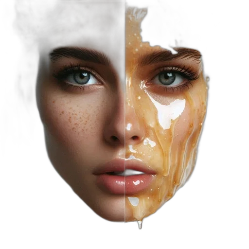 face, mask, photorealistic, concept art transparent PNG cut-out