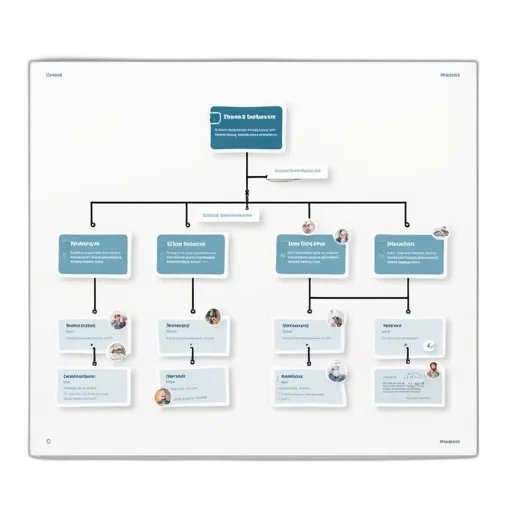 organizational, chart, powerpoint, template transparent PNG cut-out