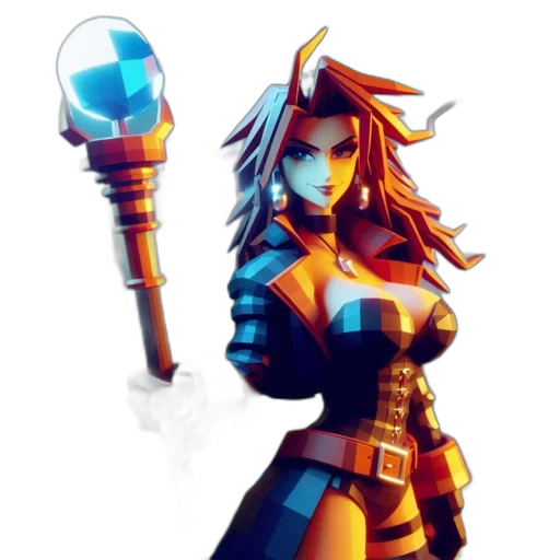 staff, weapon, sword, pixel art transparent PNG cut-out