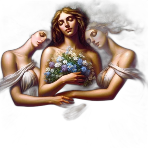 jewelry, photorealistic, oil painting, concept art transparent PNG cut-out