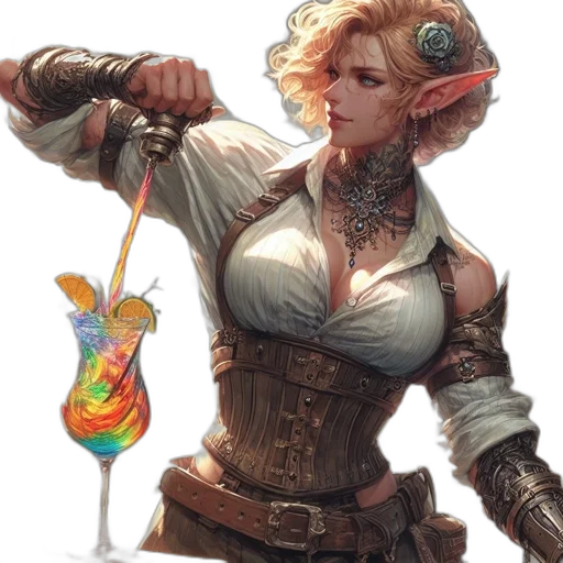 staff, fantasy art, concept art, comic book art transparent PNG cut-out