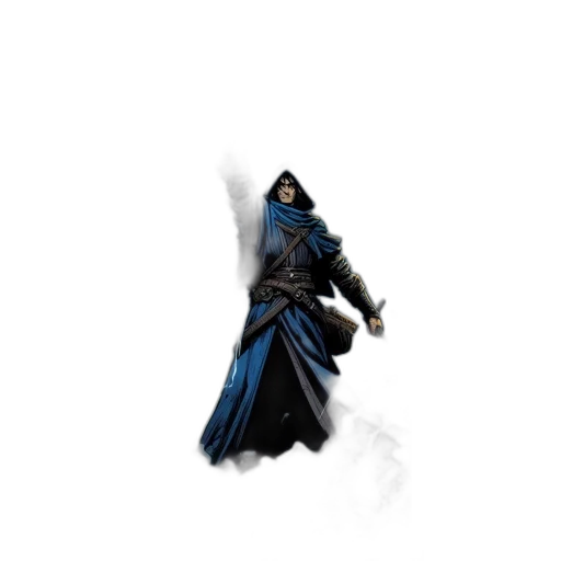 sword, staff, jacket, weapon transparent PNG cut-out