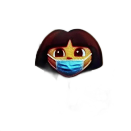 mask, face, staff, pixel art transparent PNG cut-out