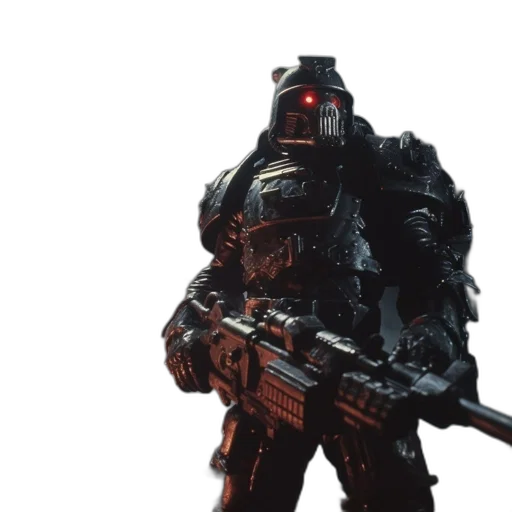 weapon, robot, creature, staff transparent PNG cut-out