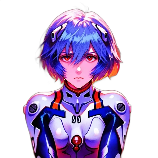 robot, face, jacket, weapon transparent PNG cut-out