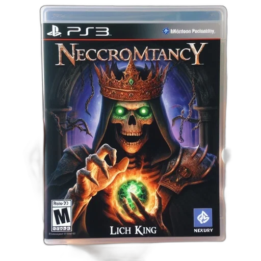playstation, game, case, necromancy transparent PNG cut-out
