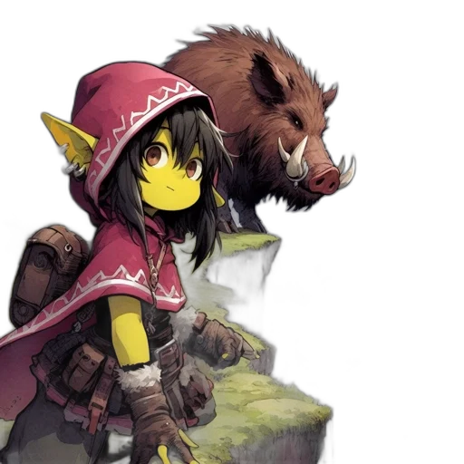 fantasy art, concept art, pixel art, comic book art transparent PNG cut-out