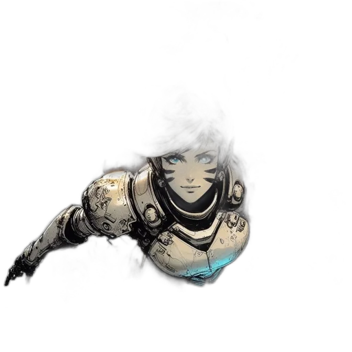 robot, mask, weapon, dragon transparent PNG cut-out