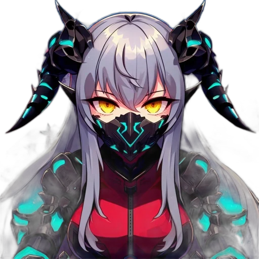 mask, dragon, face, weapon transparent PNG cut-out
