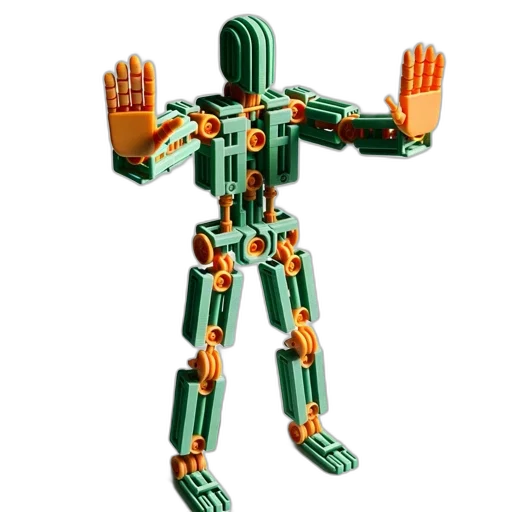 robot, weapon, staff, creature transparent PNG cut-out