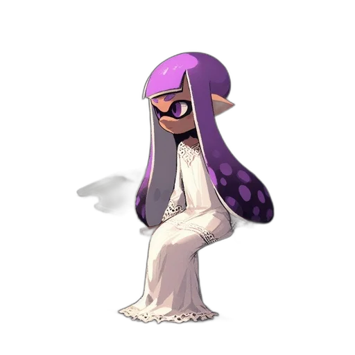 dress, creature, mask, staff transparent PNG cut-out