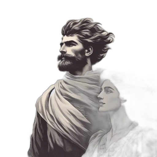 face, concept art, fantasy art, comic book art transparent PNG cut-out