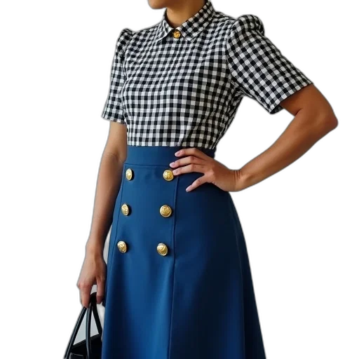 dress, staff, jacket, 3d render transparent PNG cut-out