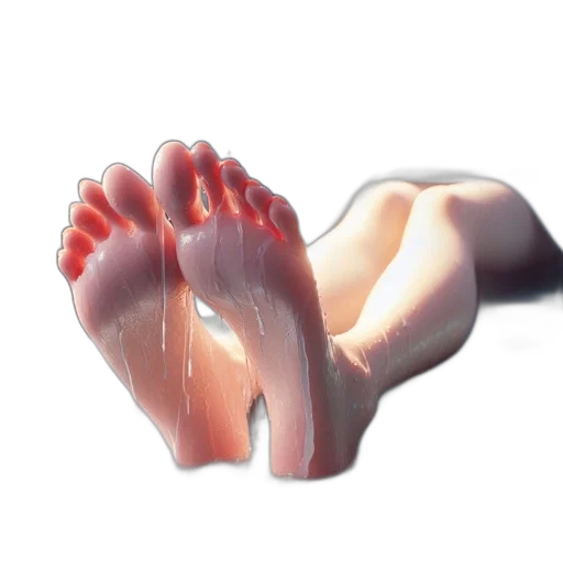 shoes, hair, creature, bottle transparent PNG cut-out
