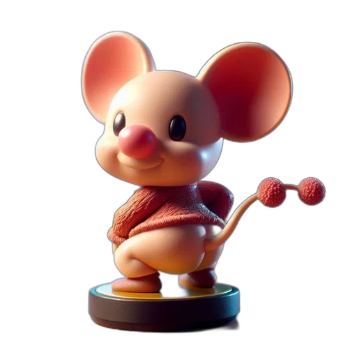 animal, 3d render, concept art, 3d-rendered transparent PNG cut-out
