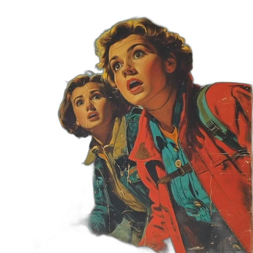 jacket, face, comic book art, photorealistic transparent PNG cut-out