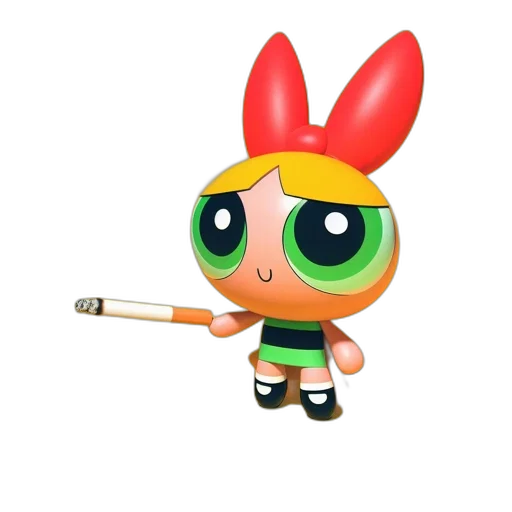 staff, weapon, animal, 3d render transparent PNG cut-out