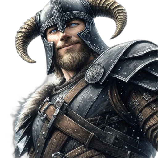 dragon, sword, face, hat transparent PNG cut-out