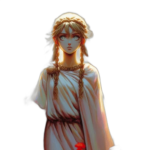 dress, staff, sword, crown transparent PNG cut-out