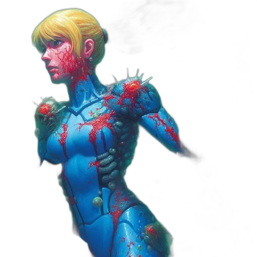 robot, concept art, comic book art, cyberpunk transparent PNG cut-out