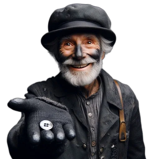hat, staff, face, mask transparent PNG cut-out