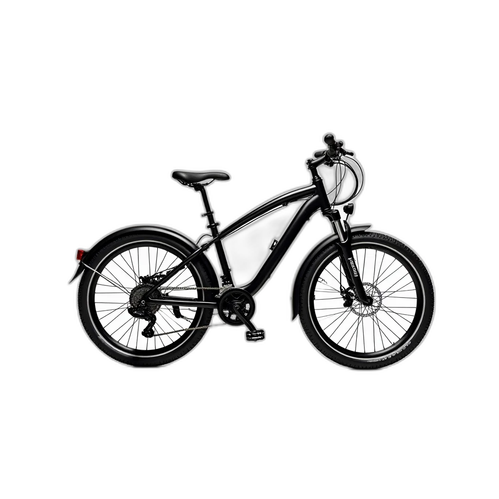 3d render, photorealistic, mountain, bike transparent PNG cut-out