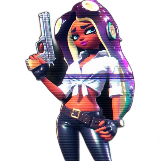 weapon, staff, jacket, robot transparent PNG cut-out