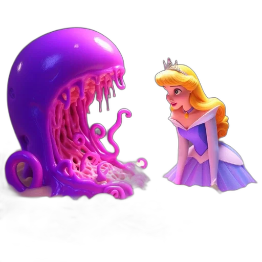 crown, creature, hair, dress transparent PNG cut-out