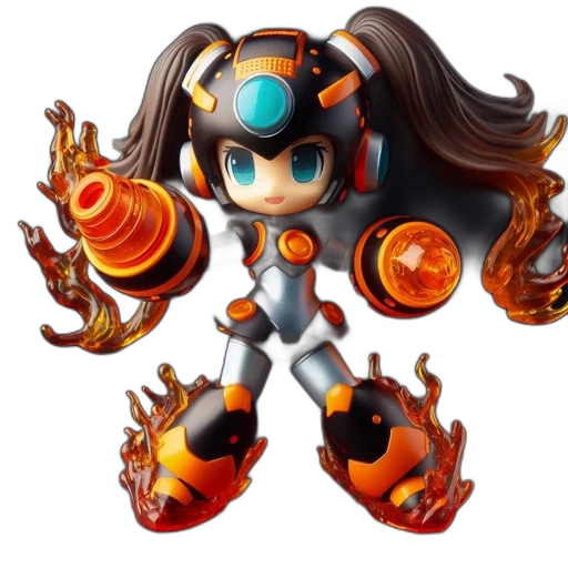 robot, weapon, staff, concept art transparent PNG cut-out