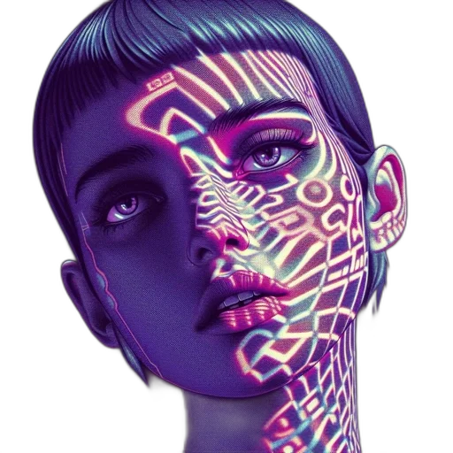 robot, face, mask, jewelry transparent PNG cut-out