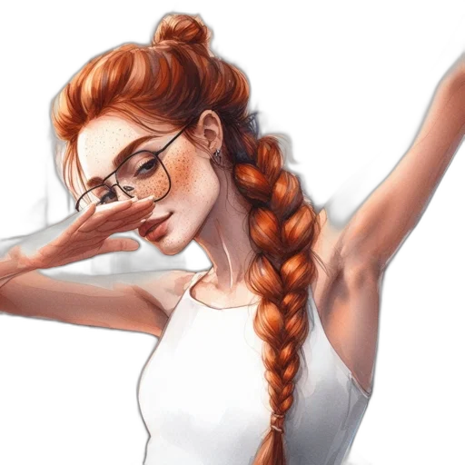 dress, face, jewelry, hair transparent PNG cut-out