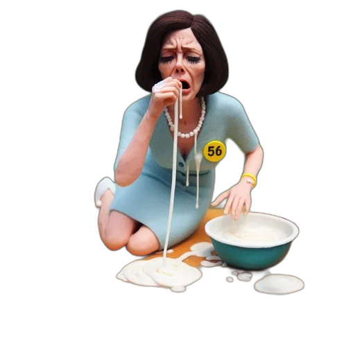 food, 3d render, concept art, vaporwave transparent PNG cut-out