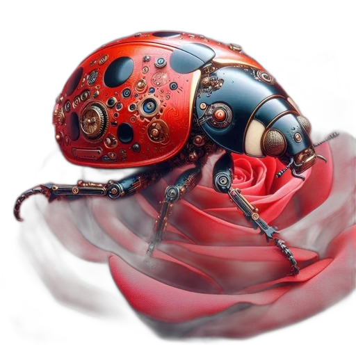 robot, mask, weapon, creature transparent PNG cut-out