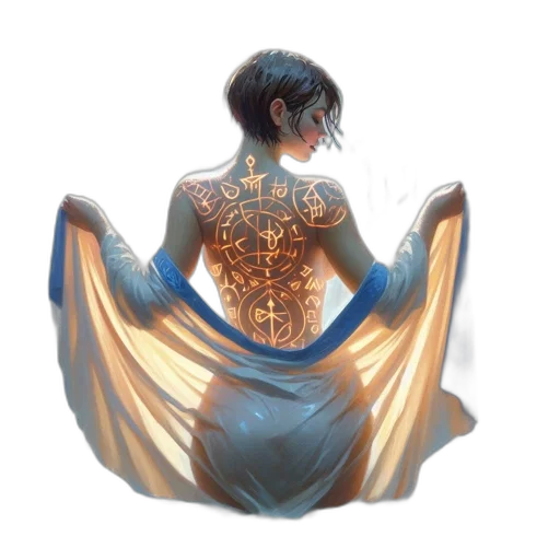 dress, jewelry, concept art, fantasy art transparent PNG cut-out