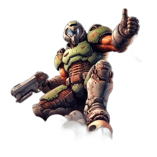 robot, weapon, staff, creature transparent PNG cut-out