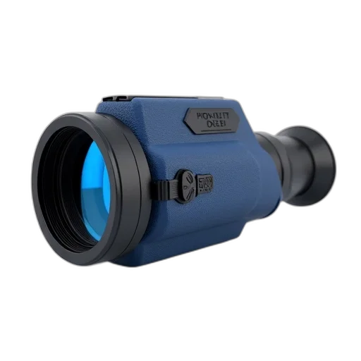 weapon, 3d render, black, blue transparent PNG cut-out