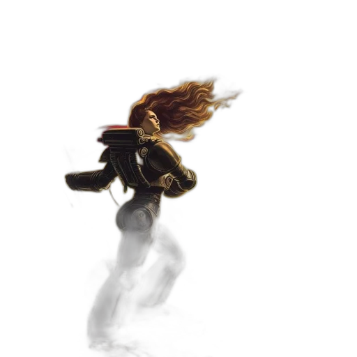 hair, weapon, dragon, sword transparent PNG cut-out