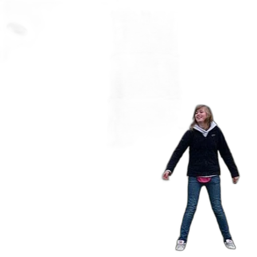 jacket, staff, creature, 3d render transparent PNG cut-out
