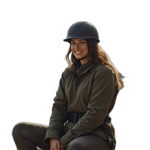 jacket, hat, staff, weapon transparent PNG cut-out