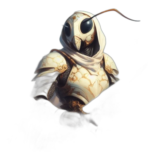 mask, robot, creature, staff transparent PNG cut-out