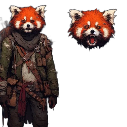 animal, mask, creature, staff transparent PNG cut-out
