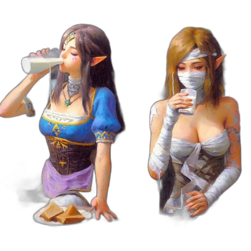fantasy art, concept art, pixel art, photorealistic transparent PNG cut-out