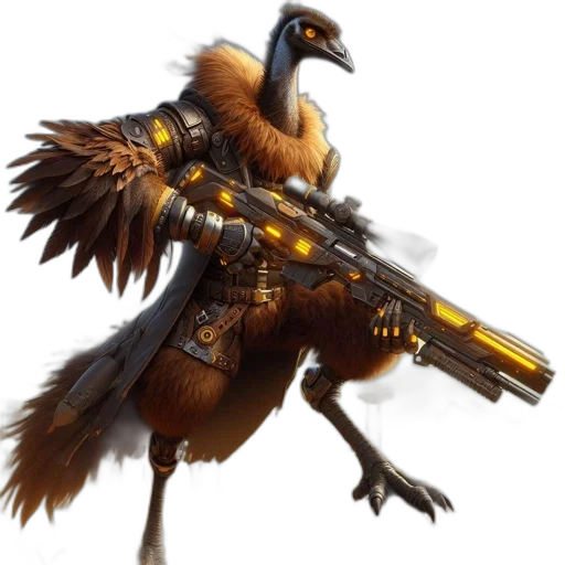 weapon, animal, concept art, fantasy art transparent PNG cut-out